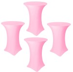 Pink Color 4 Pack 30x42 Table Covers