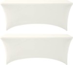 Ivory  Color 2 Pack Table Covers