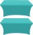 Turquoise Color 2 Pack Table Covers