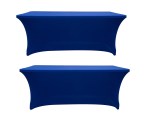 Royal Blue Color 2 Pack Table Covers